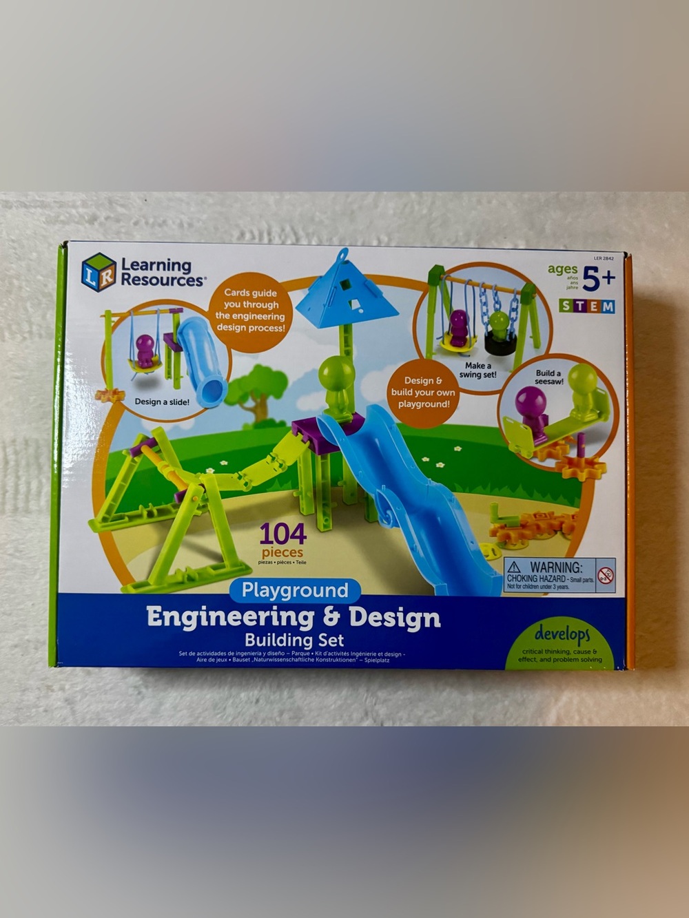 Learning Resources Playground Engineering & Design Kit for ages 5 and up